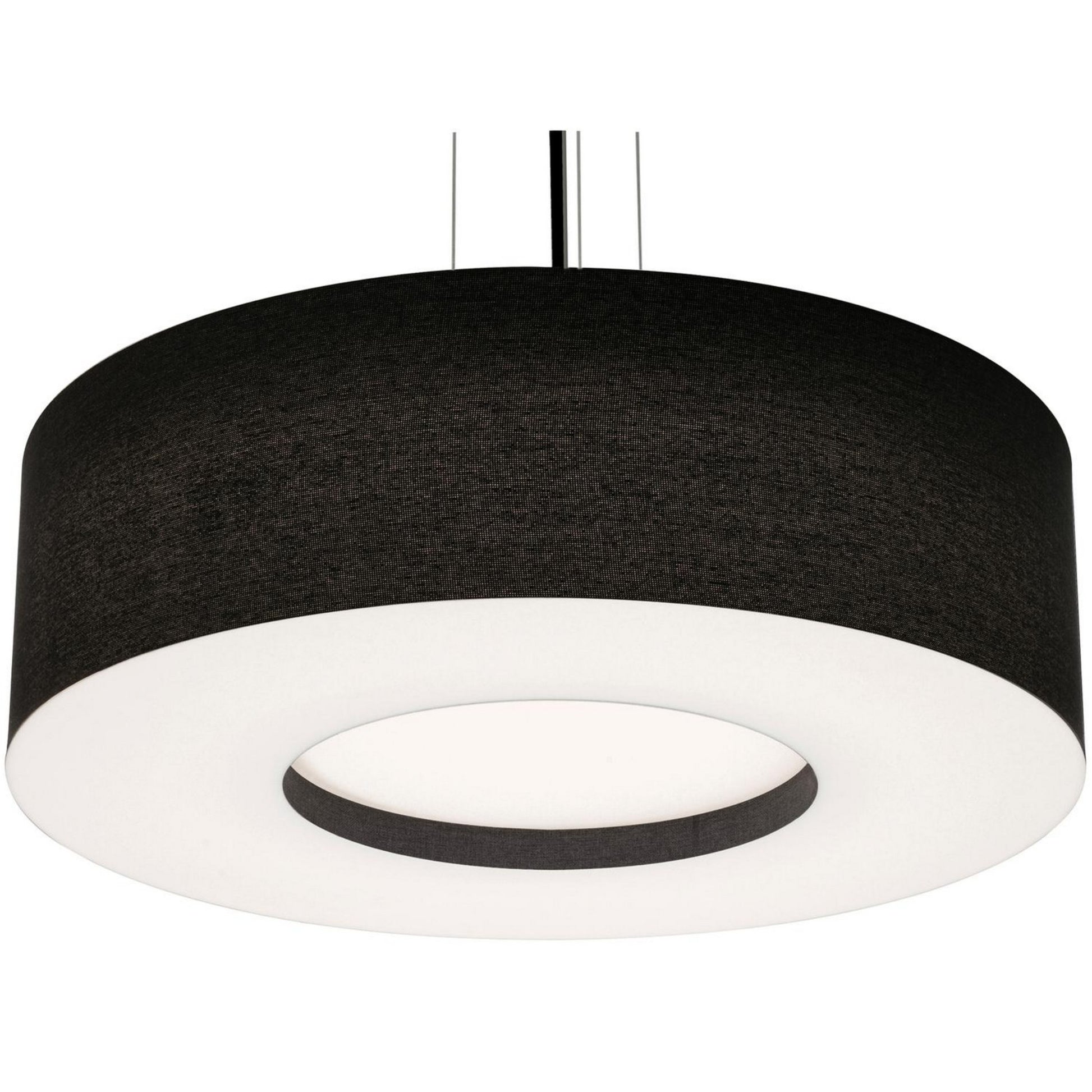 Montclair 30" LED Pendant, Black Finish & Black Shade - Bees Lighting