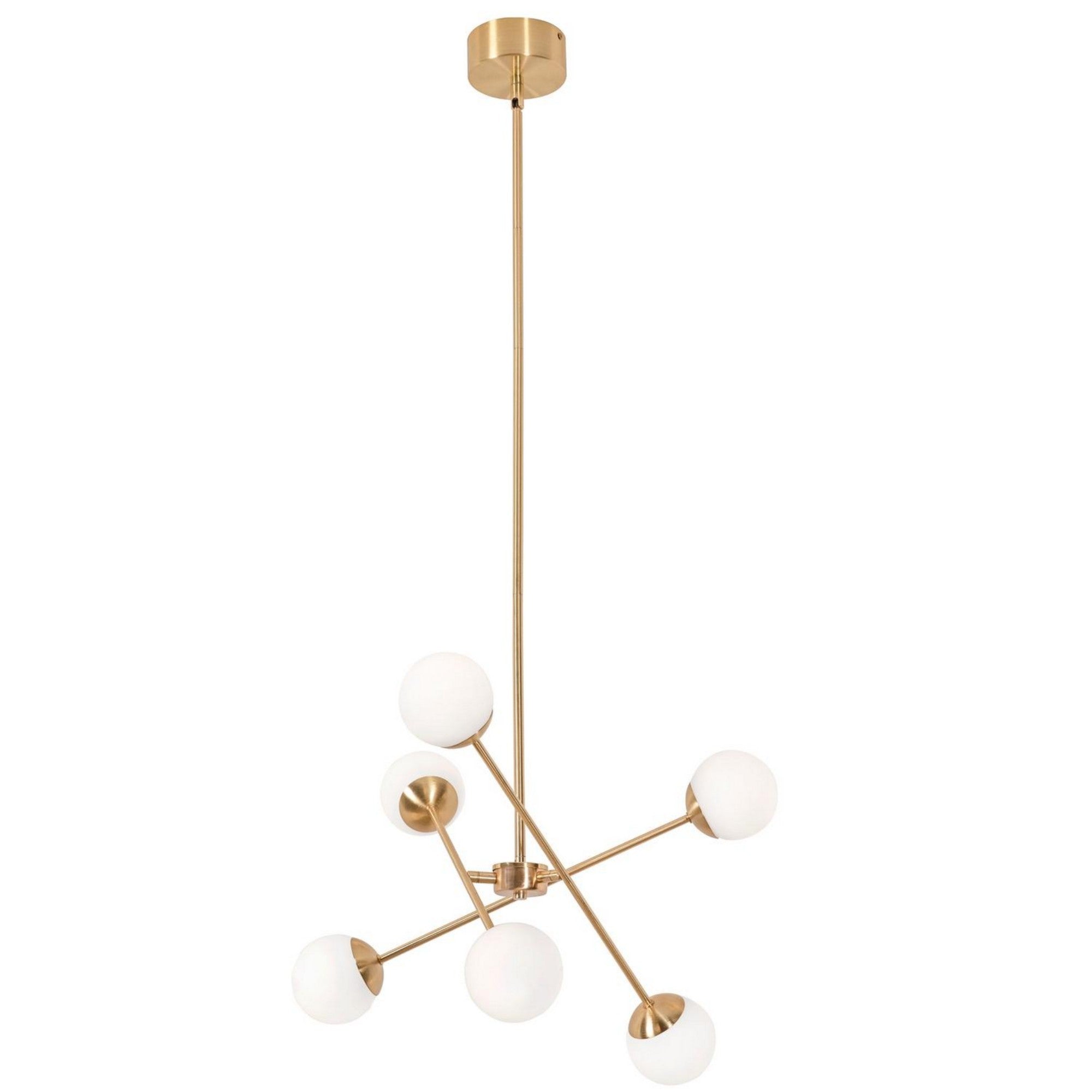 Pearl 24" LED Pendant, Satin Brass Finish - Bees Lighting