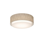 Sanibel 16" 2-Light Flush Mount, Jute Finish - Bees Lighting