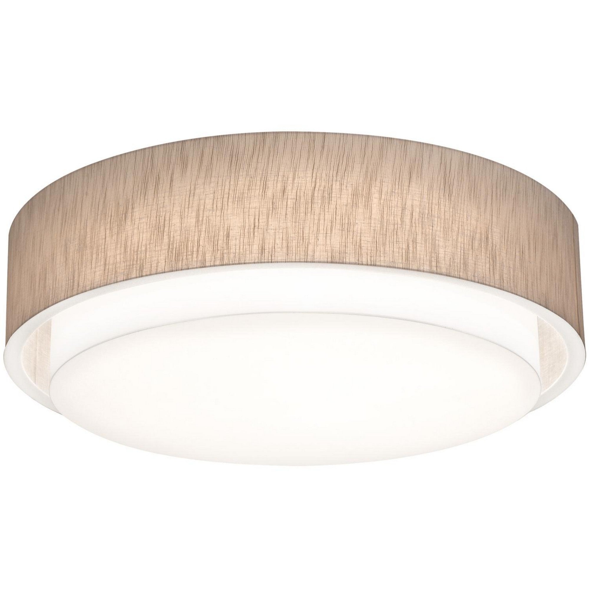 Sanibel 32" 4-Light Flush Mount, Jute Finish - Bees Lighting