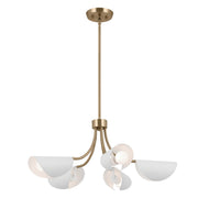 Arcus 29" 5 Lights Convertible Chandelier/Semi-flush - Bees Lighting