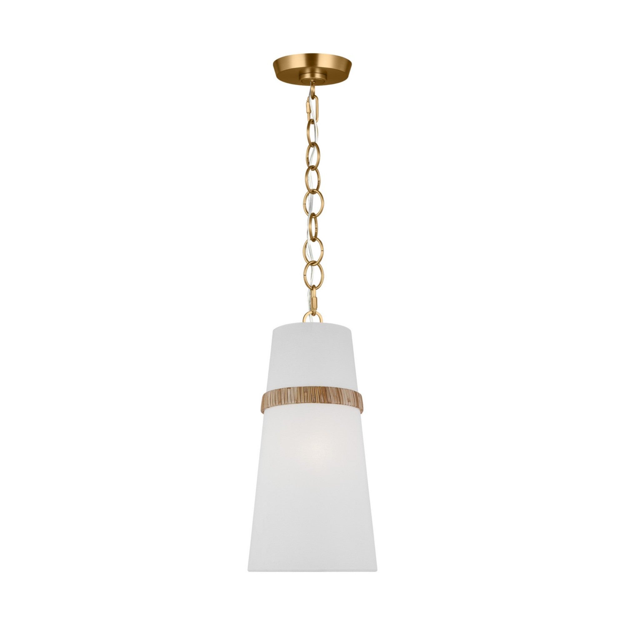 Cordtlandt 8" Small Pendant, Rattan Finish - Bees Lighting
