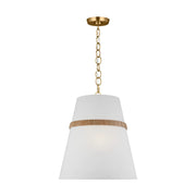 Cordtlandt 18" Large Pendant, Rattan Finish - Bees Lighting