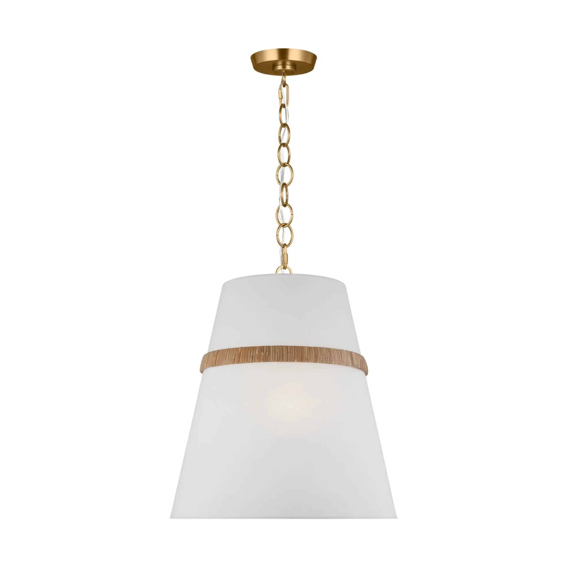 Cordtlandt 18" Large Pendant, Rattan Finish - Bees Lighting