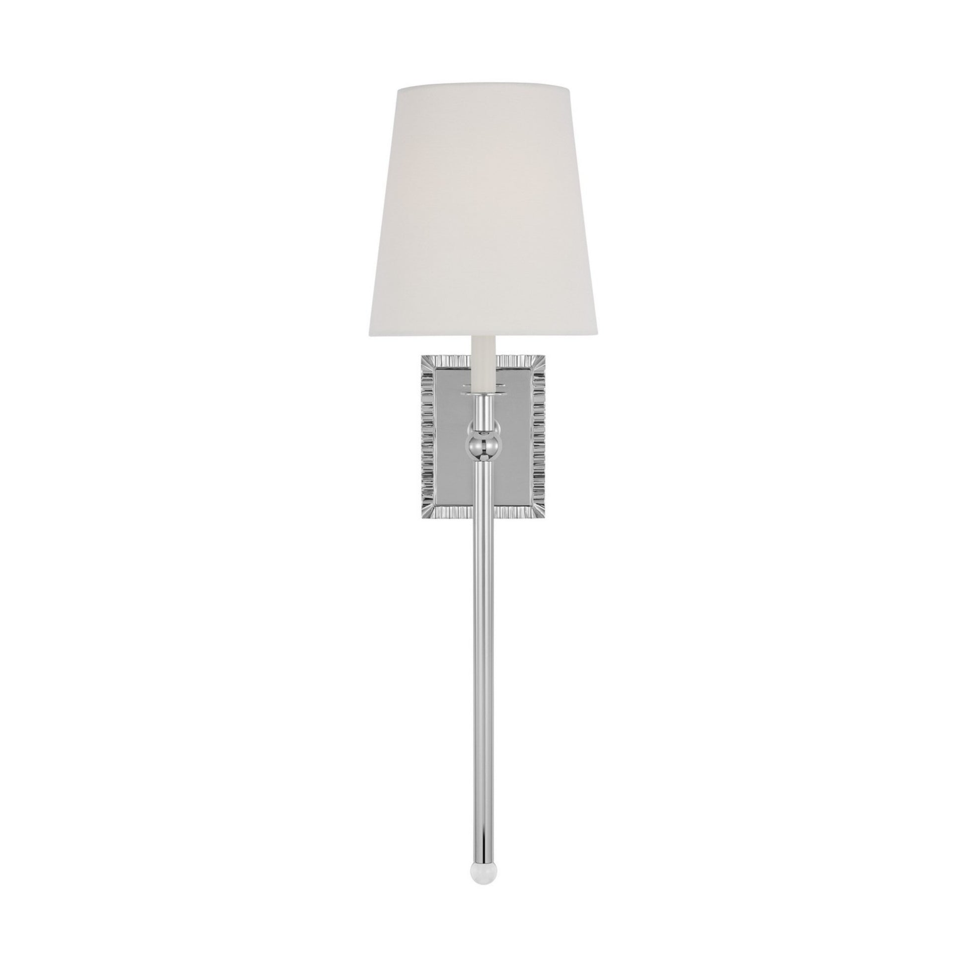 Baxley 29" Tall Wall Sconce, Polished Nickel Finish - Bees Lighting
