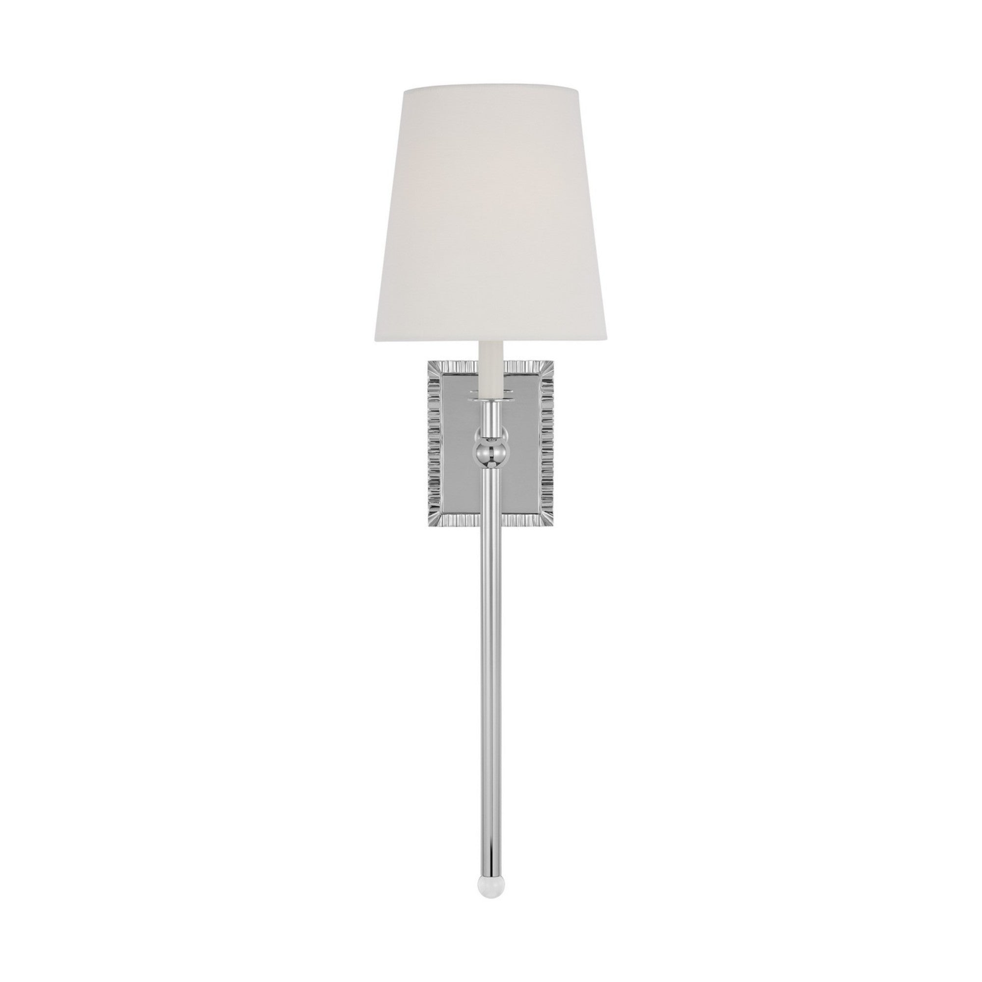 Baxley 29" Tall Wall Sconce, Polished Nickel Finish - Bees Lighting