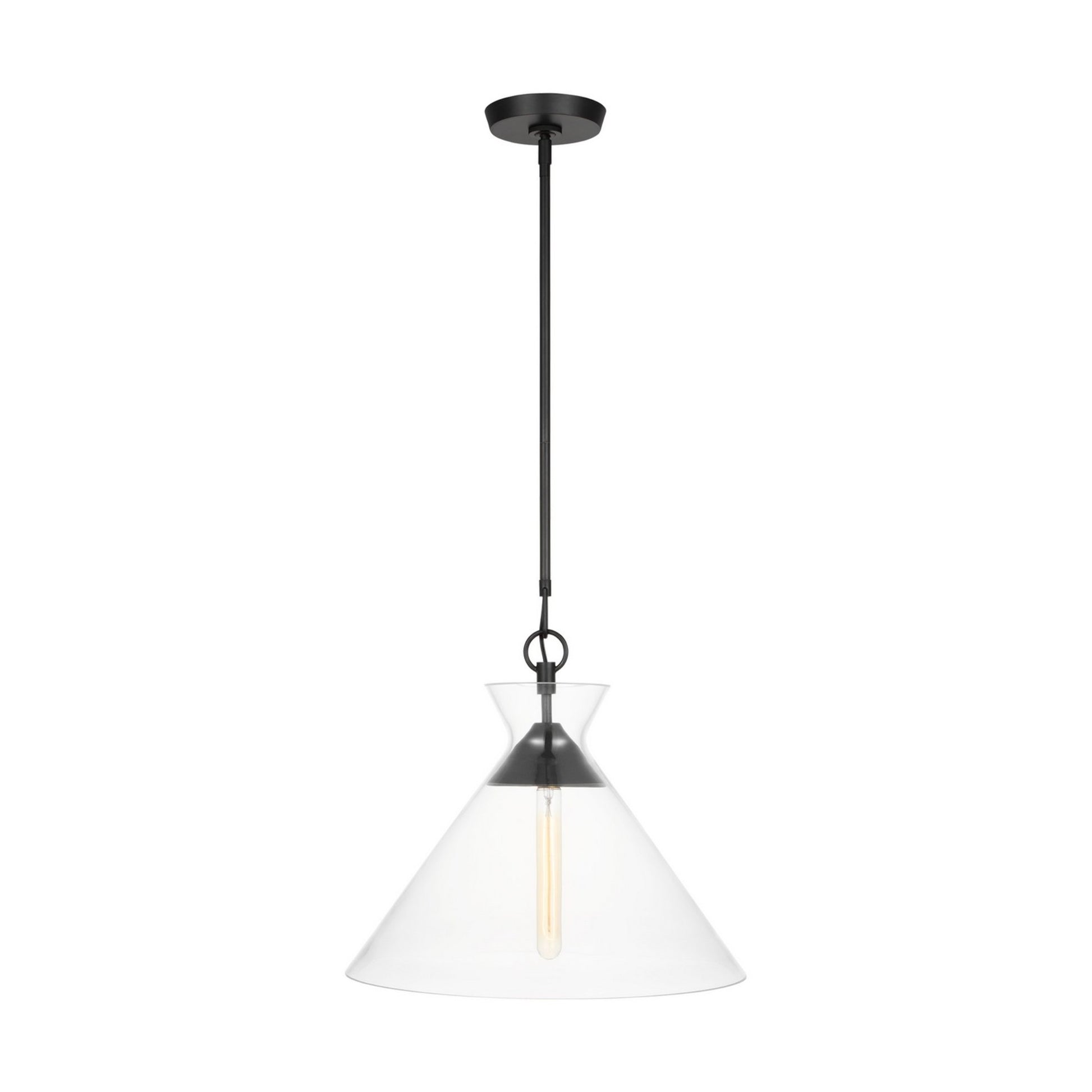 Atlantic 18" Wide Pendant, Aged Iron Finish - Bees Lighting