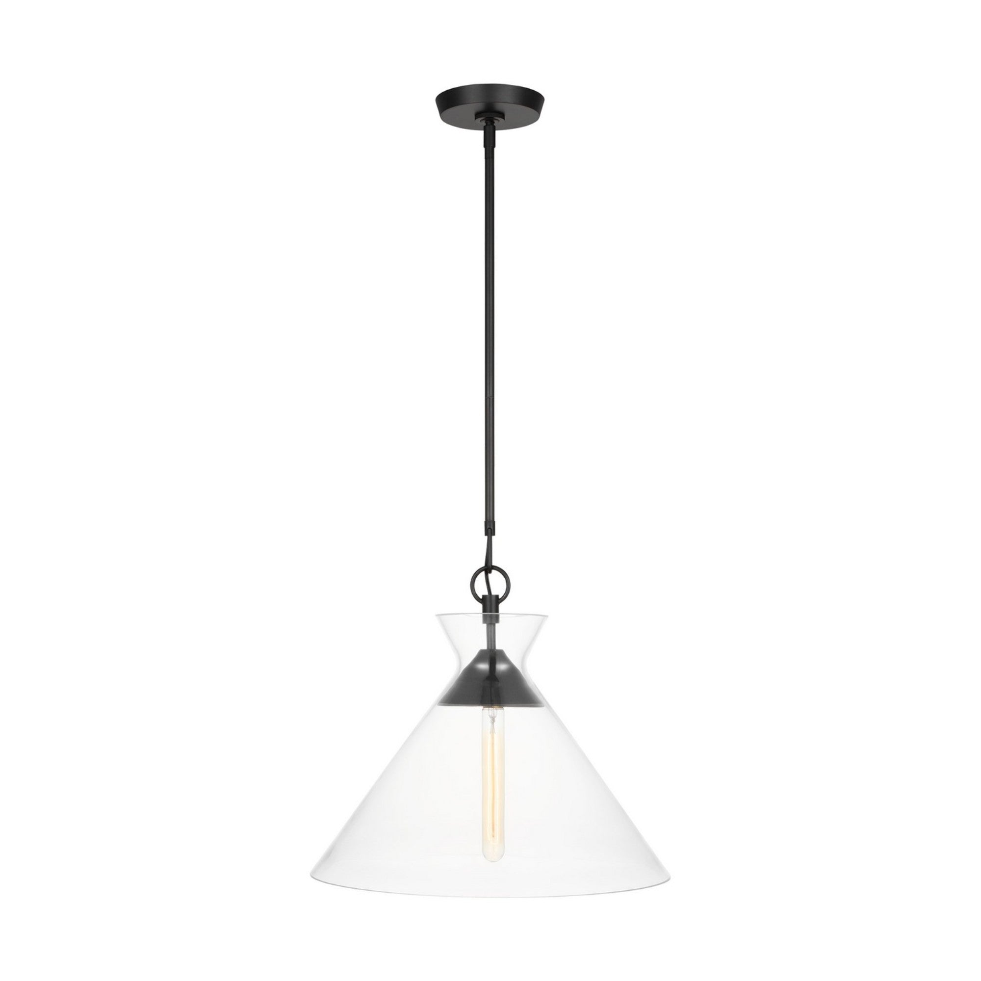 Atlantic 18" Wide Pendant, Aged Iron Finish - Bees Lighting