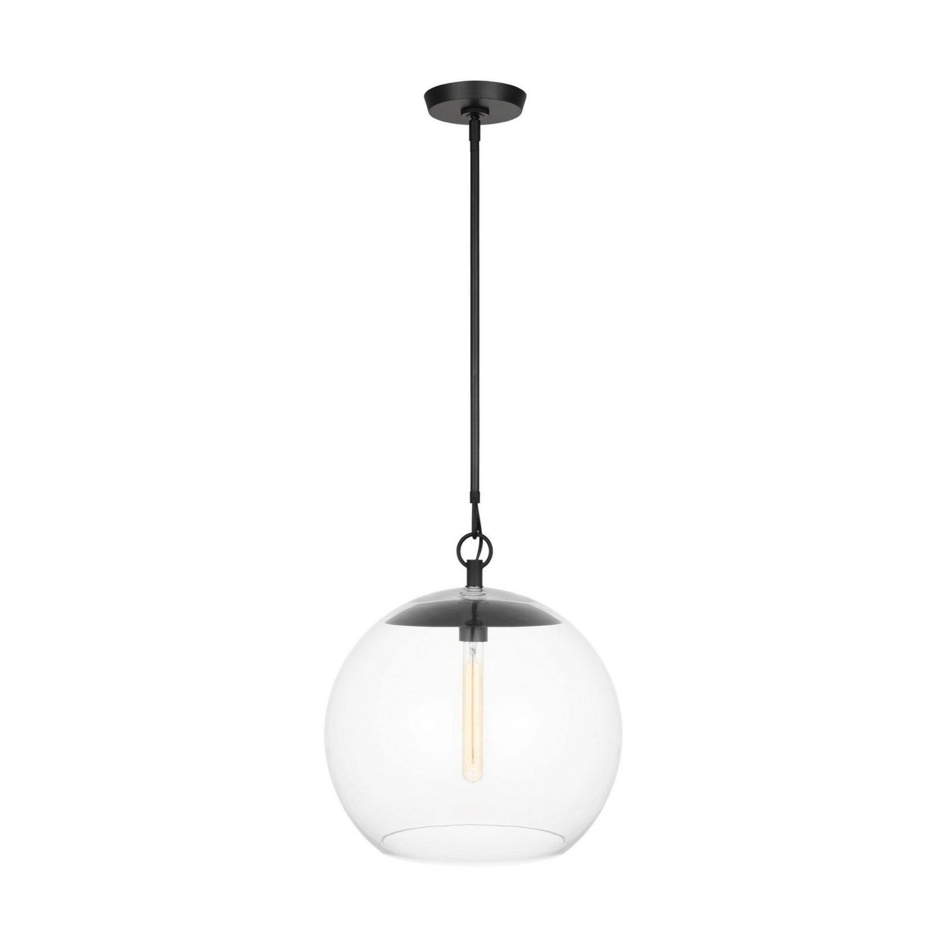 Atlantic 16" Round Pendant, Aged Iron Finish - Bees Lighting