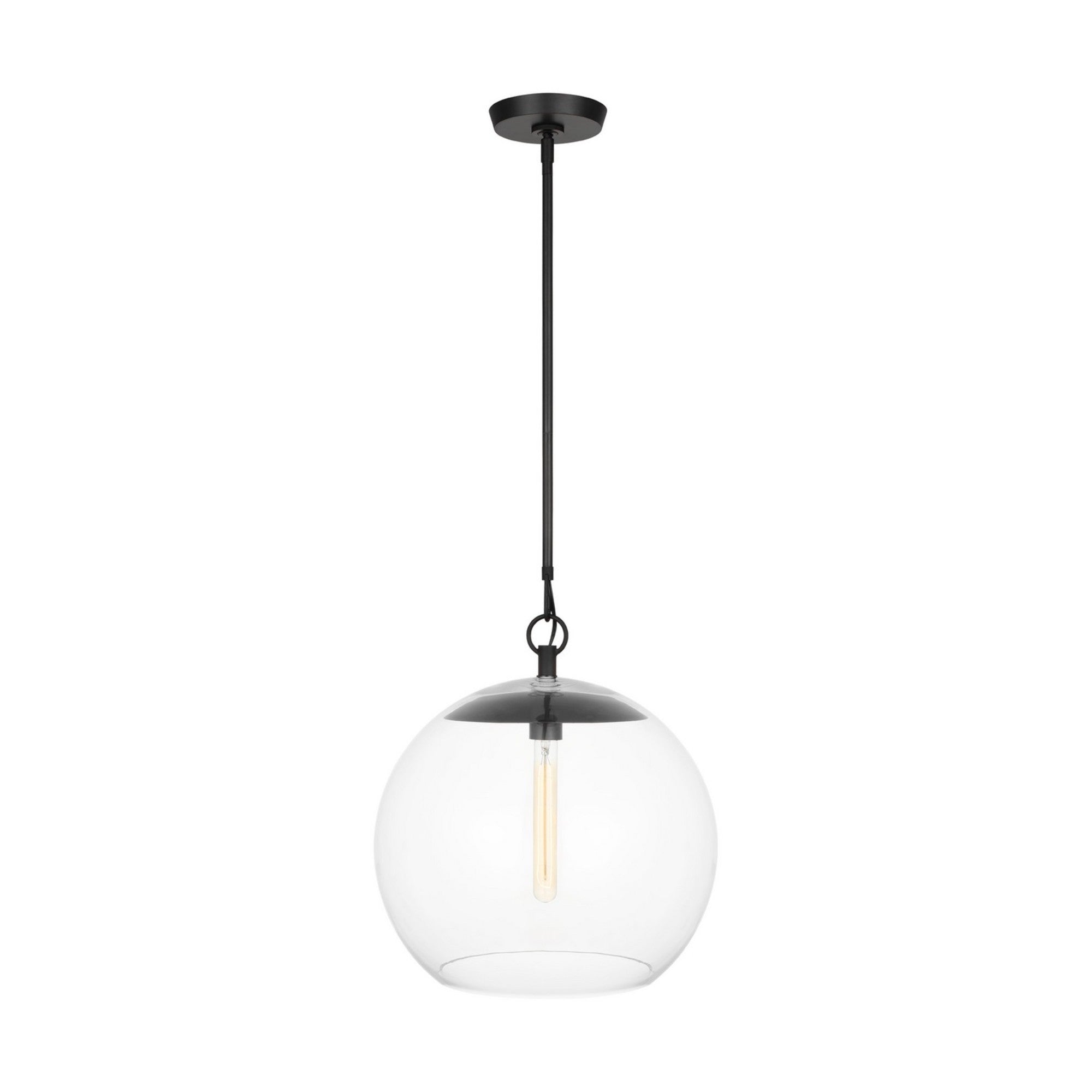 Atlantic 16" Round Pendant, Aged Iron Finish - Bees Lighting