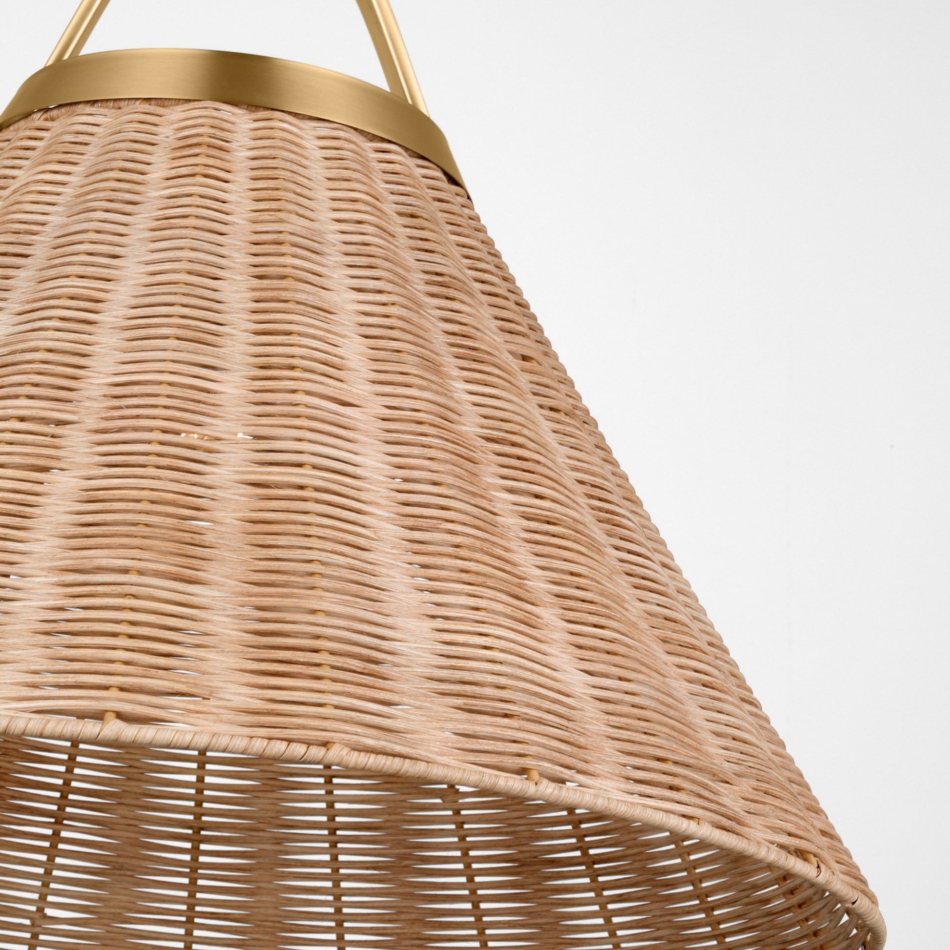 Whitby 22" X-Large Pendant, Burnished Brass Finish - Bees Lighting