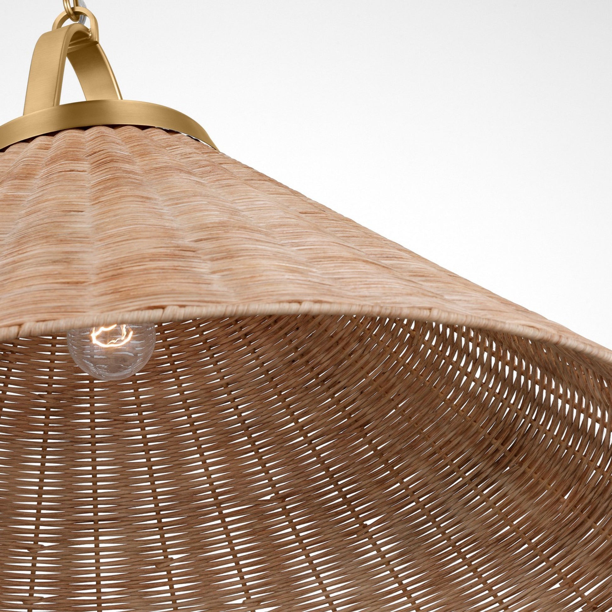 Whitby 30" Grand Pendant, Burnished Brass Finish - Bees Lighting