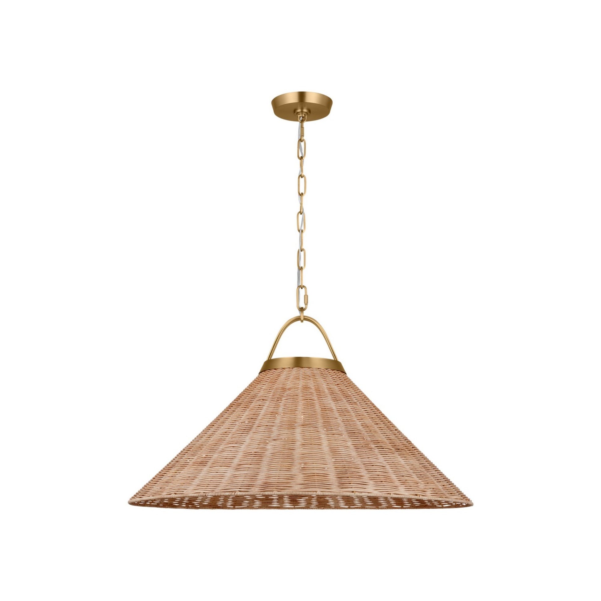 Whitby 30" Grand Pendant, Burnished Brass Finish - Bees Lighting