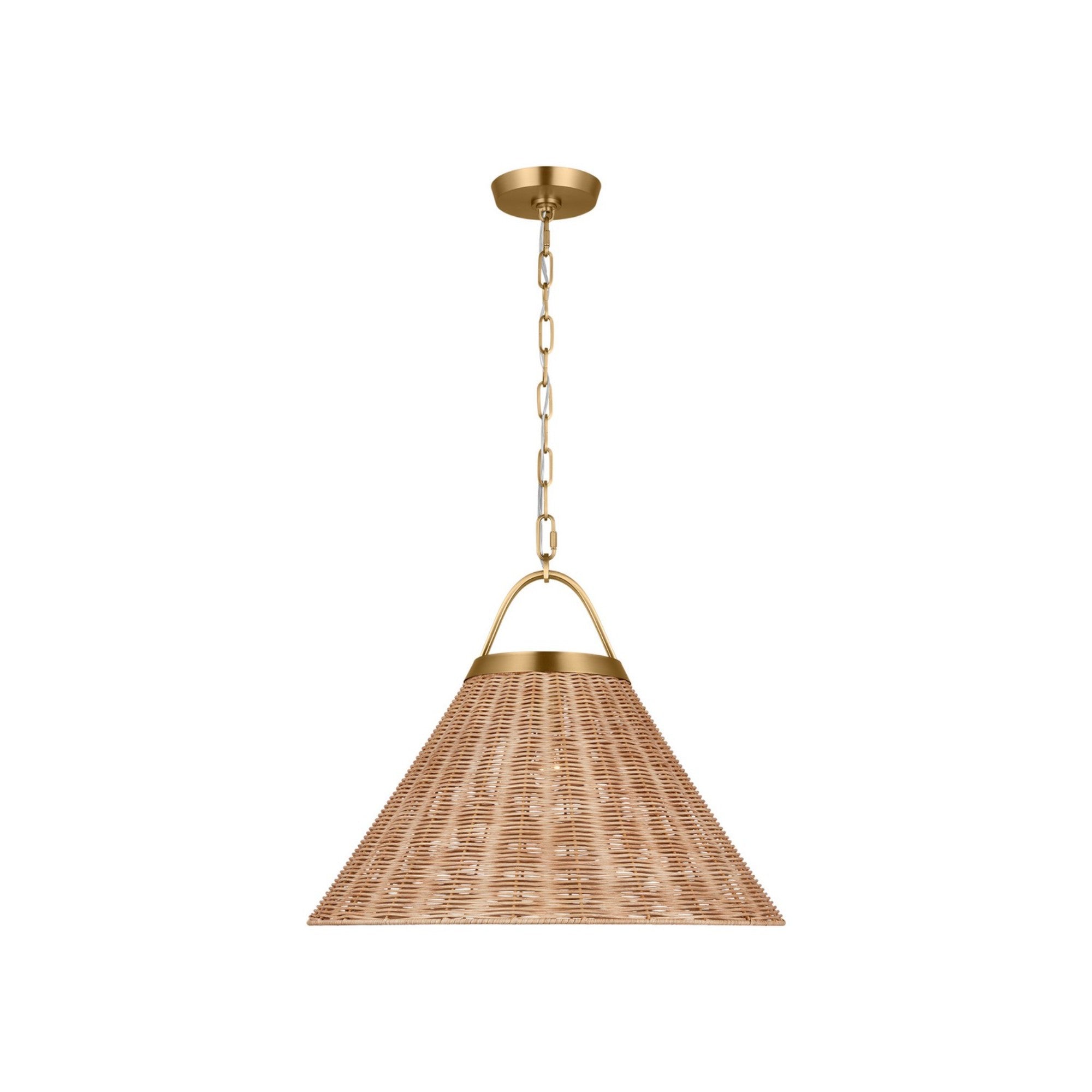 Whitby 30" Grand Pendant, Burnished Brass Finish - Bees Lighting