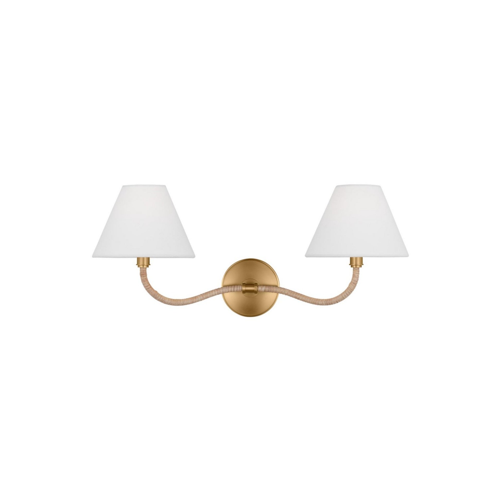 Laguna 22" Double Sconce, Burnished Brass Finish - Bees Lighting