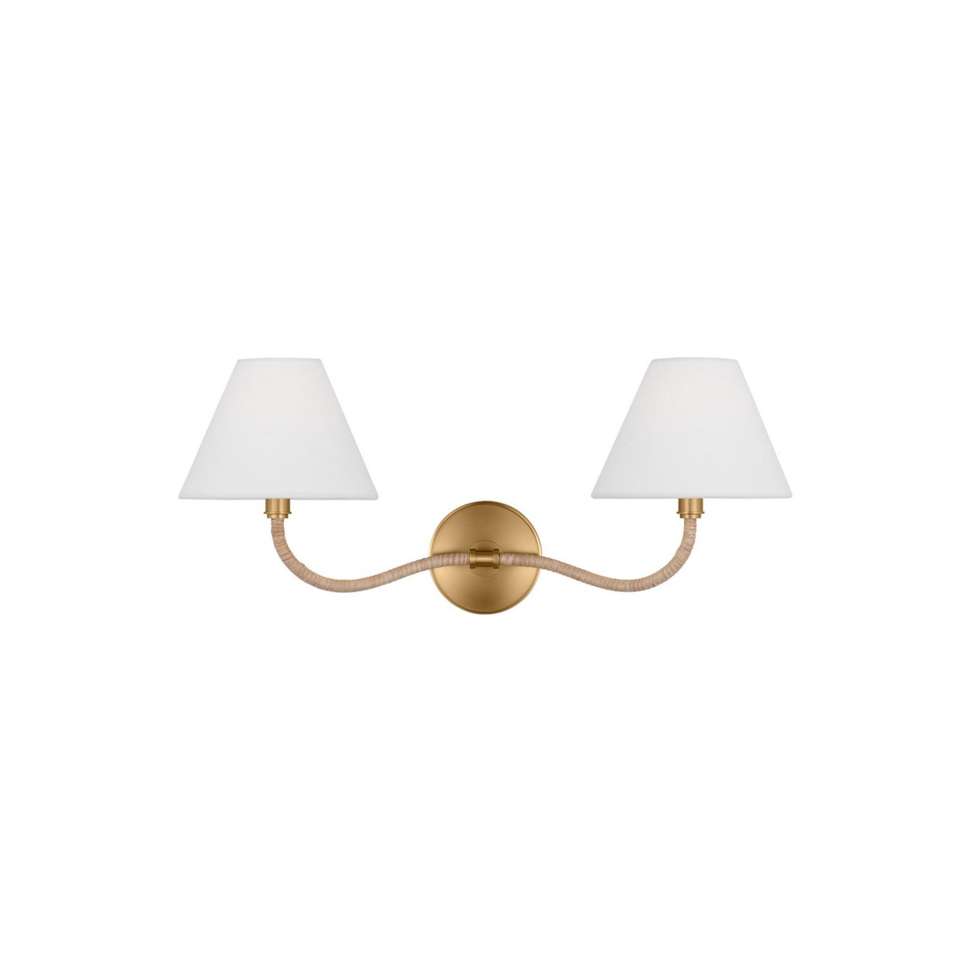 Laguna 22" Double Sconce, Burnished Brass Finish - Bees Lighting