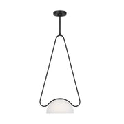 Nido 12" Medium Pendant, Midnight Black Finish - Bees Lighting