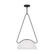 Nido 16" Large Pendant, Midnight Black Finish - Bees Lighting