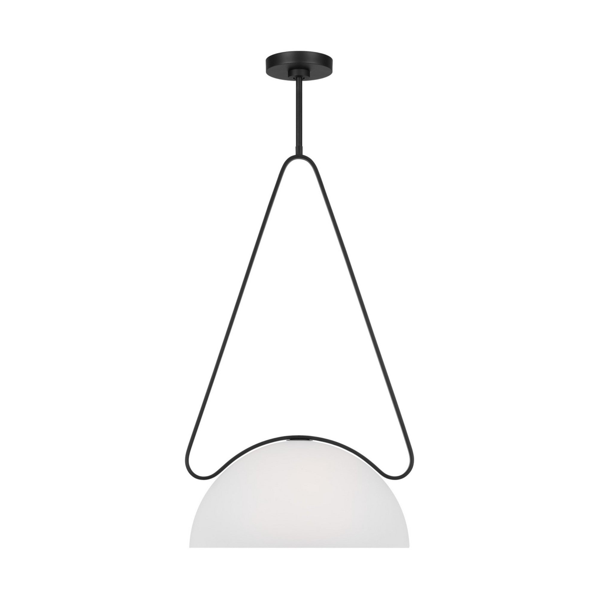 Nido 16" Large Pendant, Midnight Black Finish - Bees Lighting