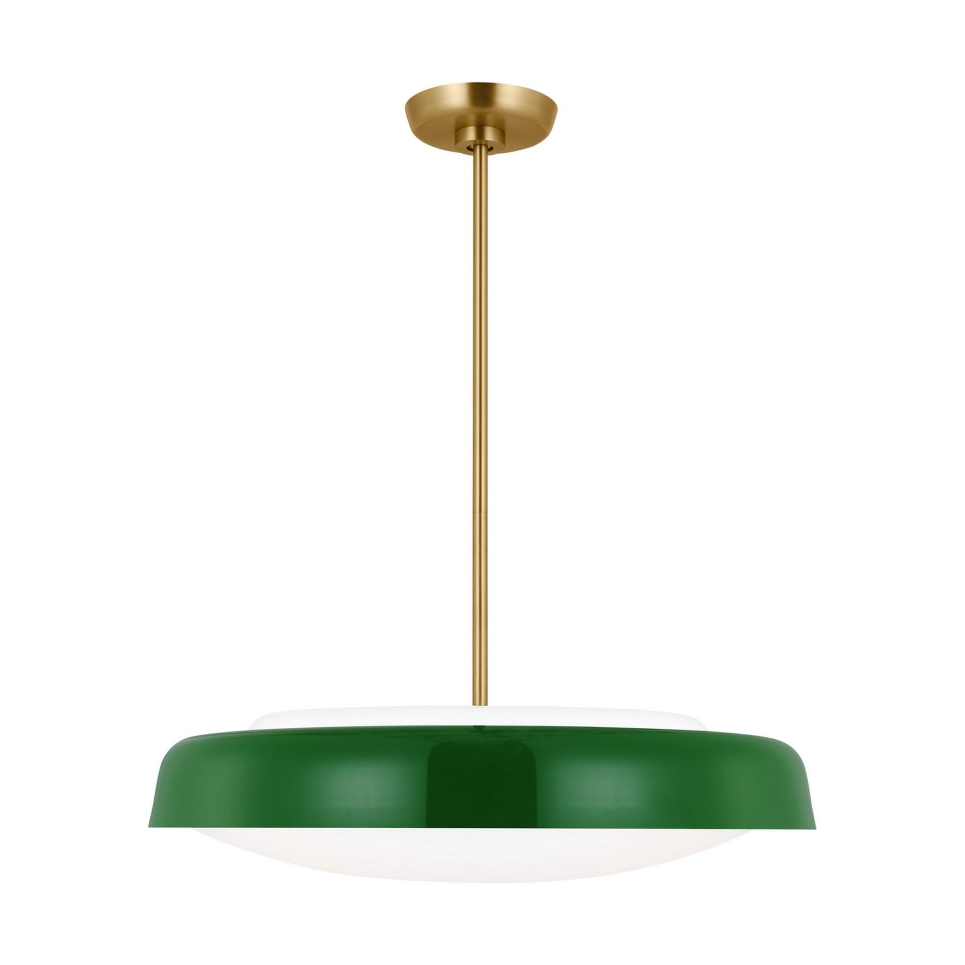 Draper 22" X-Large Pendant, Green Finish - Bees Lighting