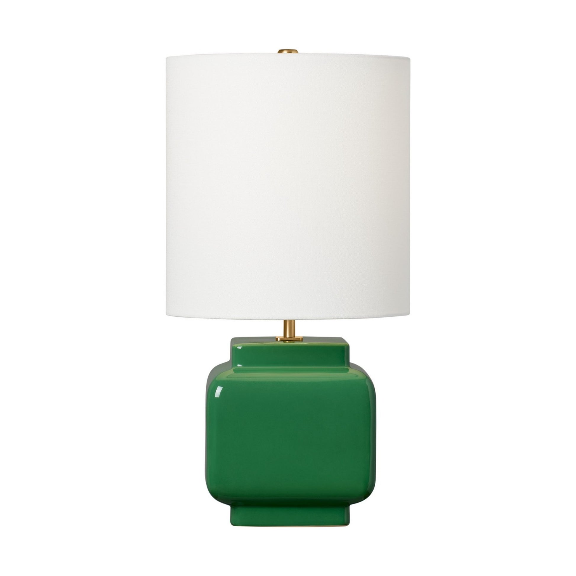 Anderson Medium Table Lamp, Green Finish - Bees Lighting
