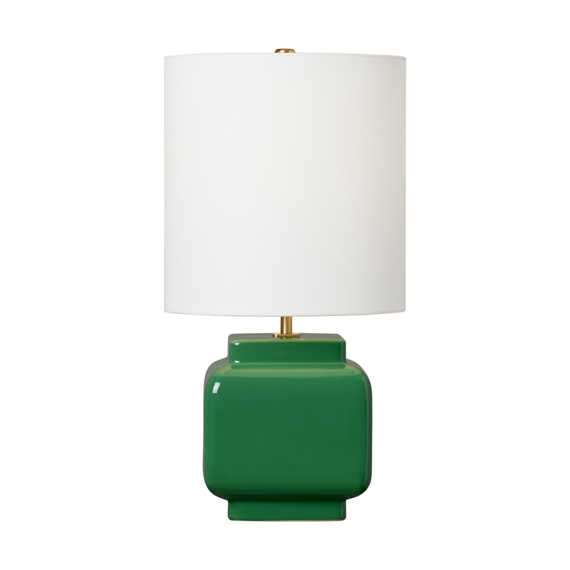 Anderson Medium Table Lamp, Green Finish - Bees Lighting