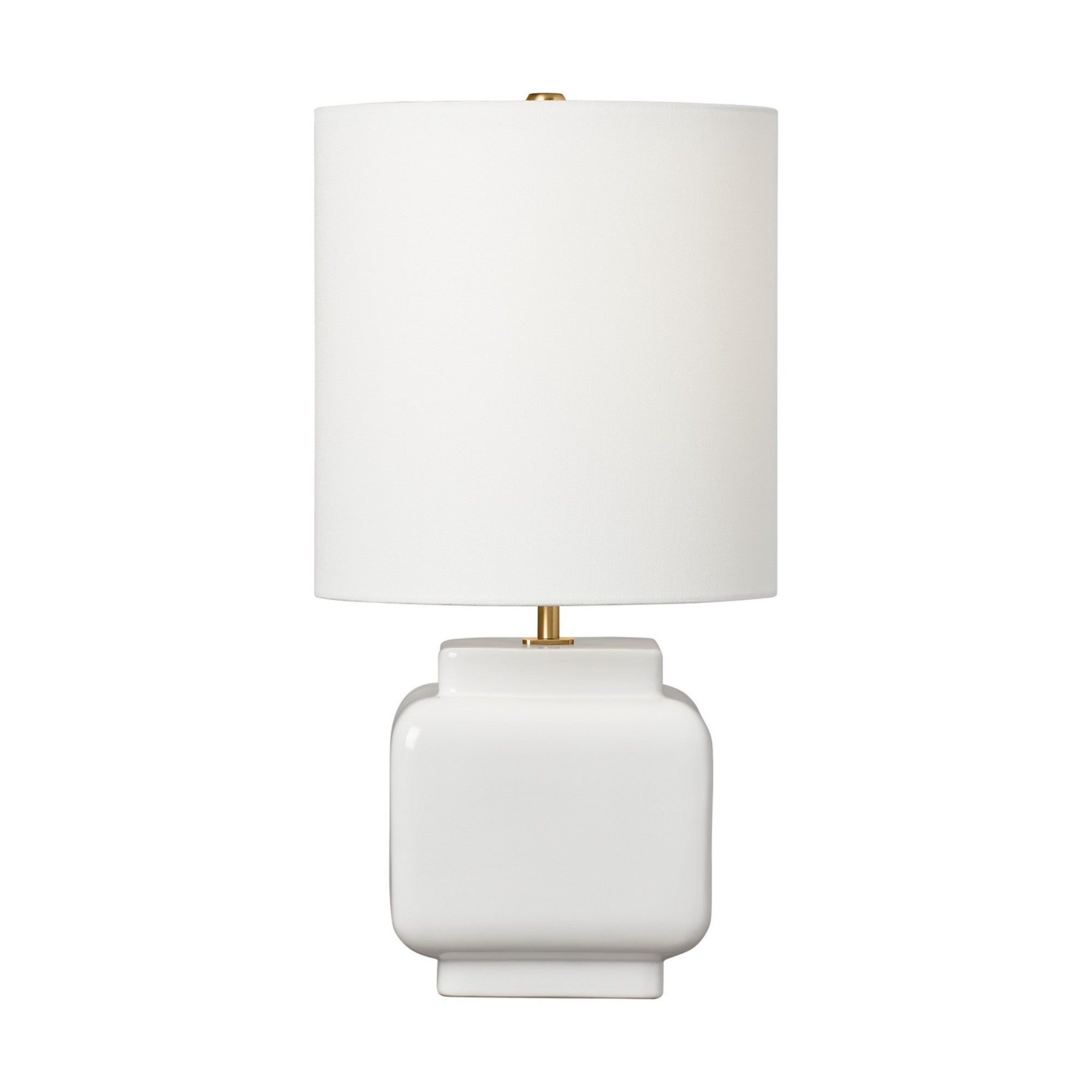 Anderson Medium Table Lamp, New White Finish - Bees Lighting