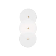 Emery 13" 2-Light Wall Sconce, Burnished Brass Finish - Bees Lighting
