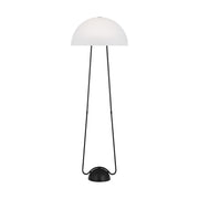 Nido 58" Floor Lamp, Midnight Black Finish - Bees Lighting