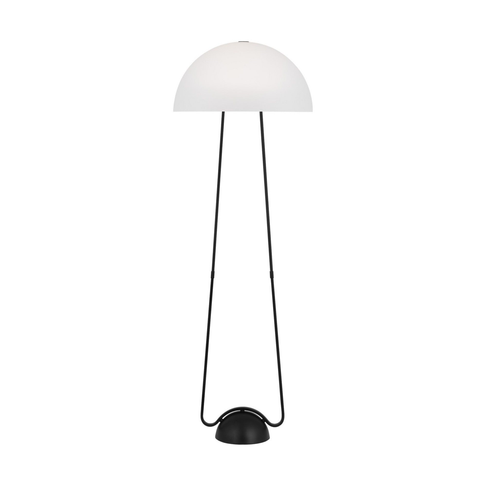 Nido 58" Floor Lamp, Midnight Black Finish - Bees Lighting