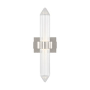Langston 23" LED Bath Sconce, 120V, Polished Nickel Finish - Bees Lighting