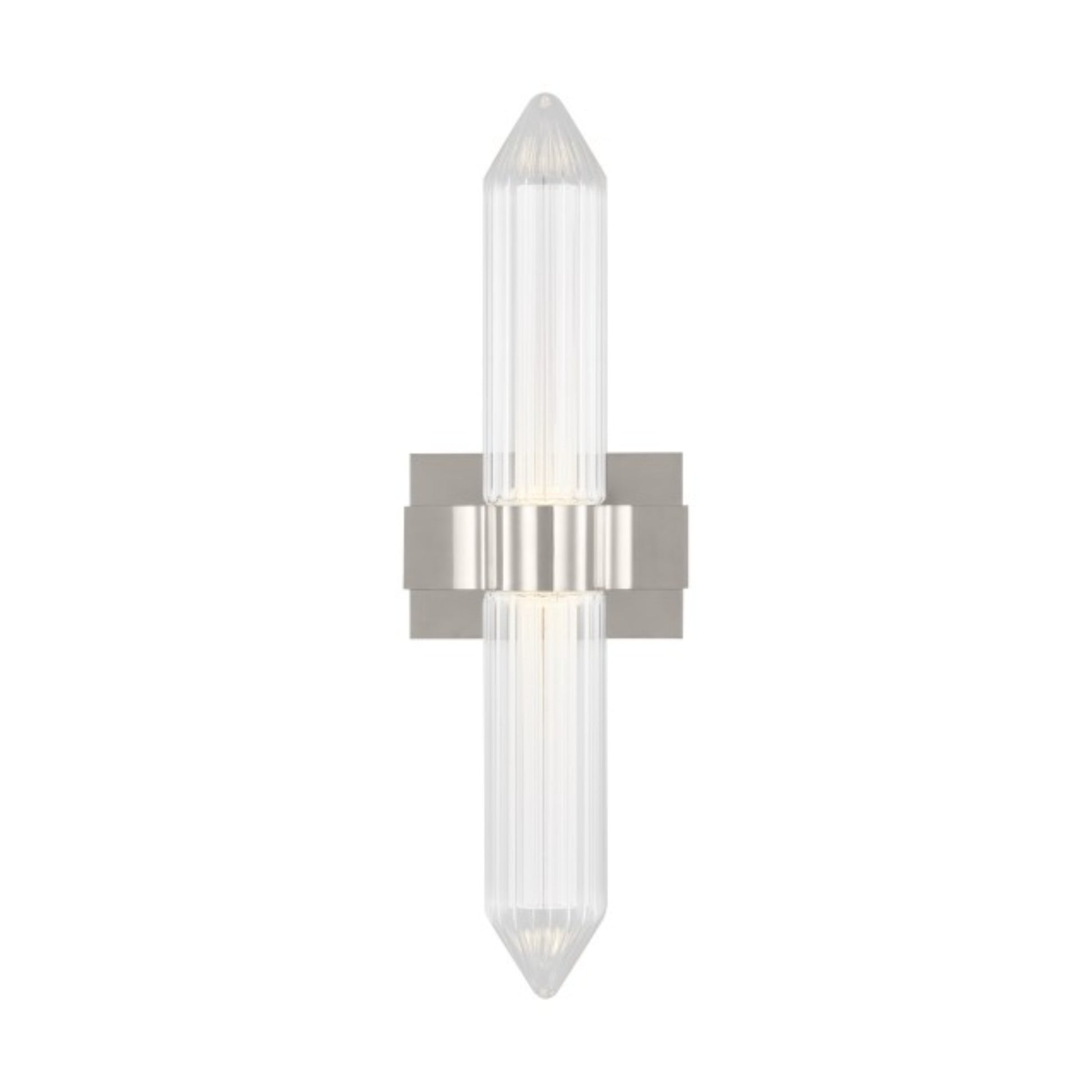 Langston 23" LED Bath Sconce, 120V, Polished Nickel Finish - Bees Lighting