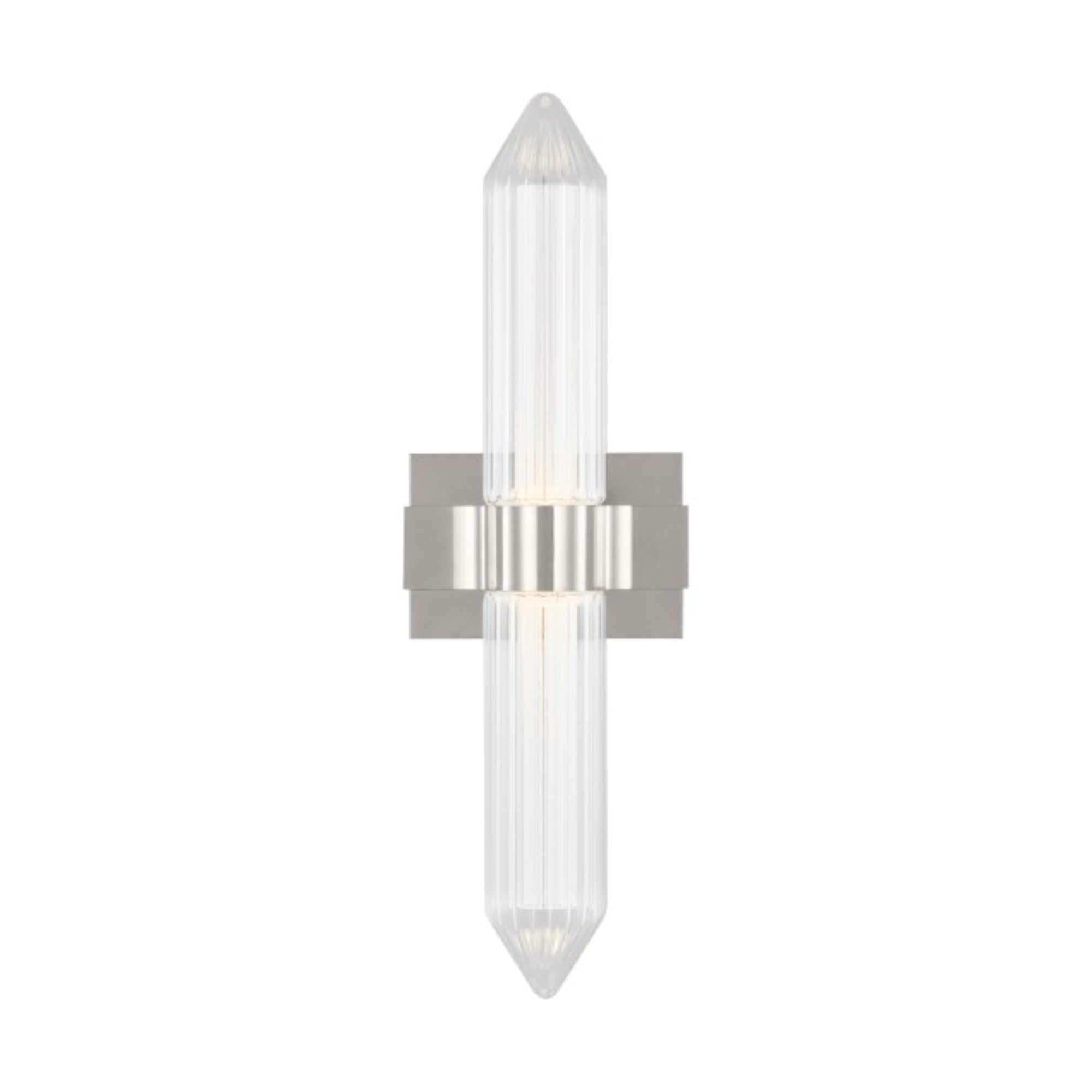 Langston 23" LED Bath Sconce, 120V, Polished Nickel Finish - Bees Lighting