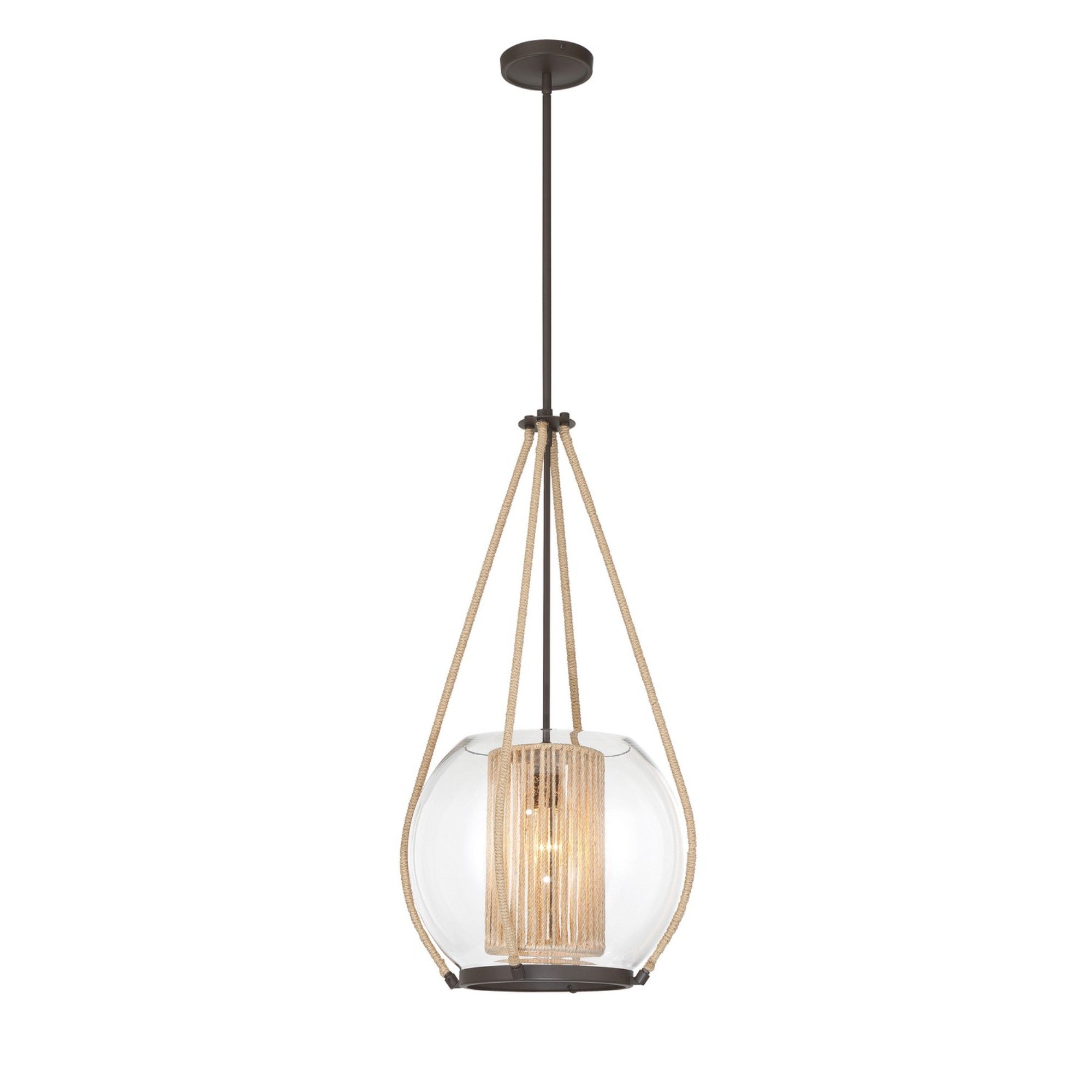 Stutterhein 16" Pendant Light Bronze Finish