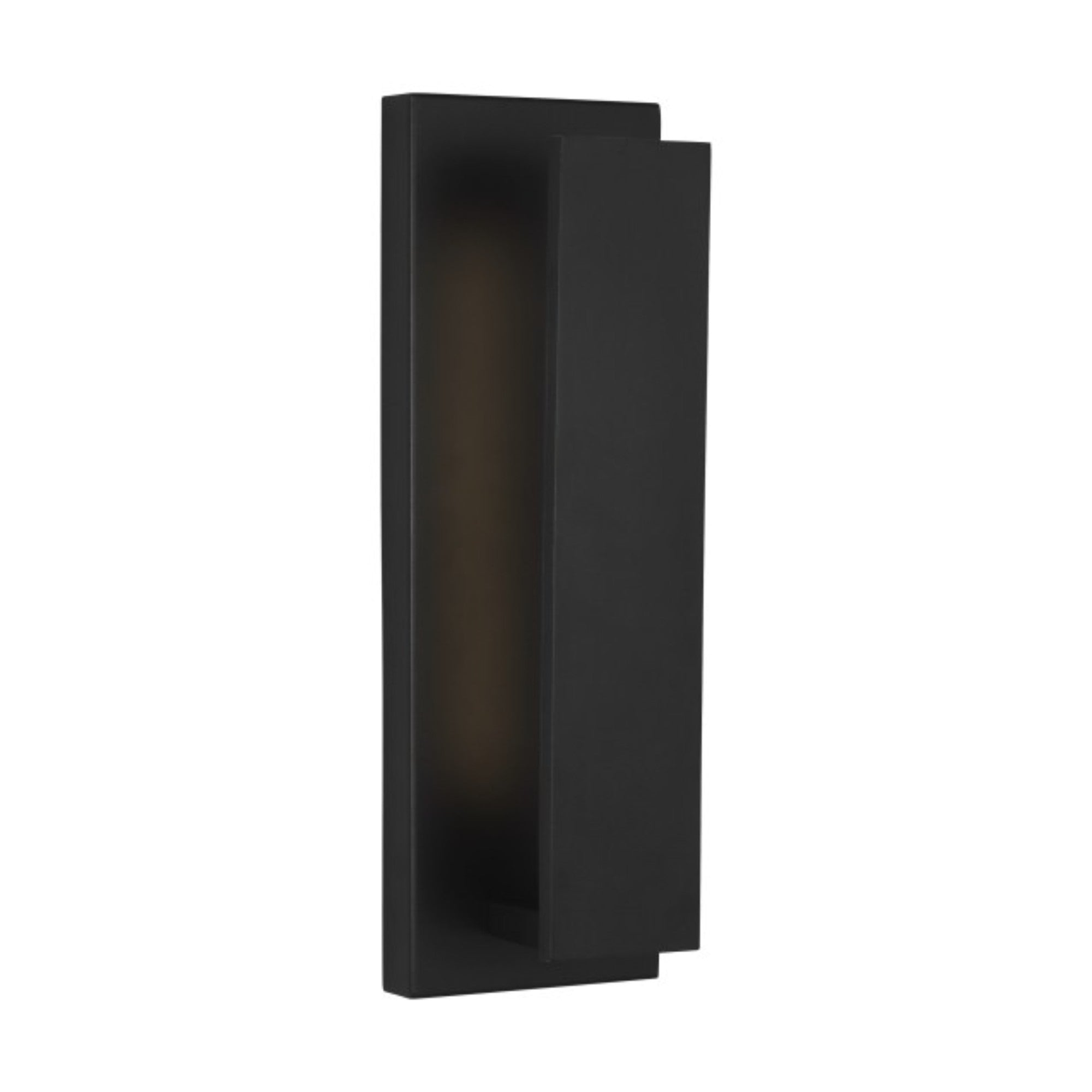 Nate 17" LED Outdoor Wall Light, Black Finish - Bees Lighting