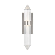 Langston 18" LED Bath Sconce, 277V, Polished Nickel Finish - Bees Lighting