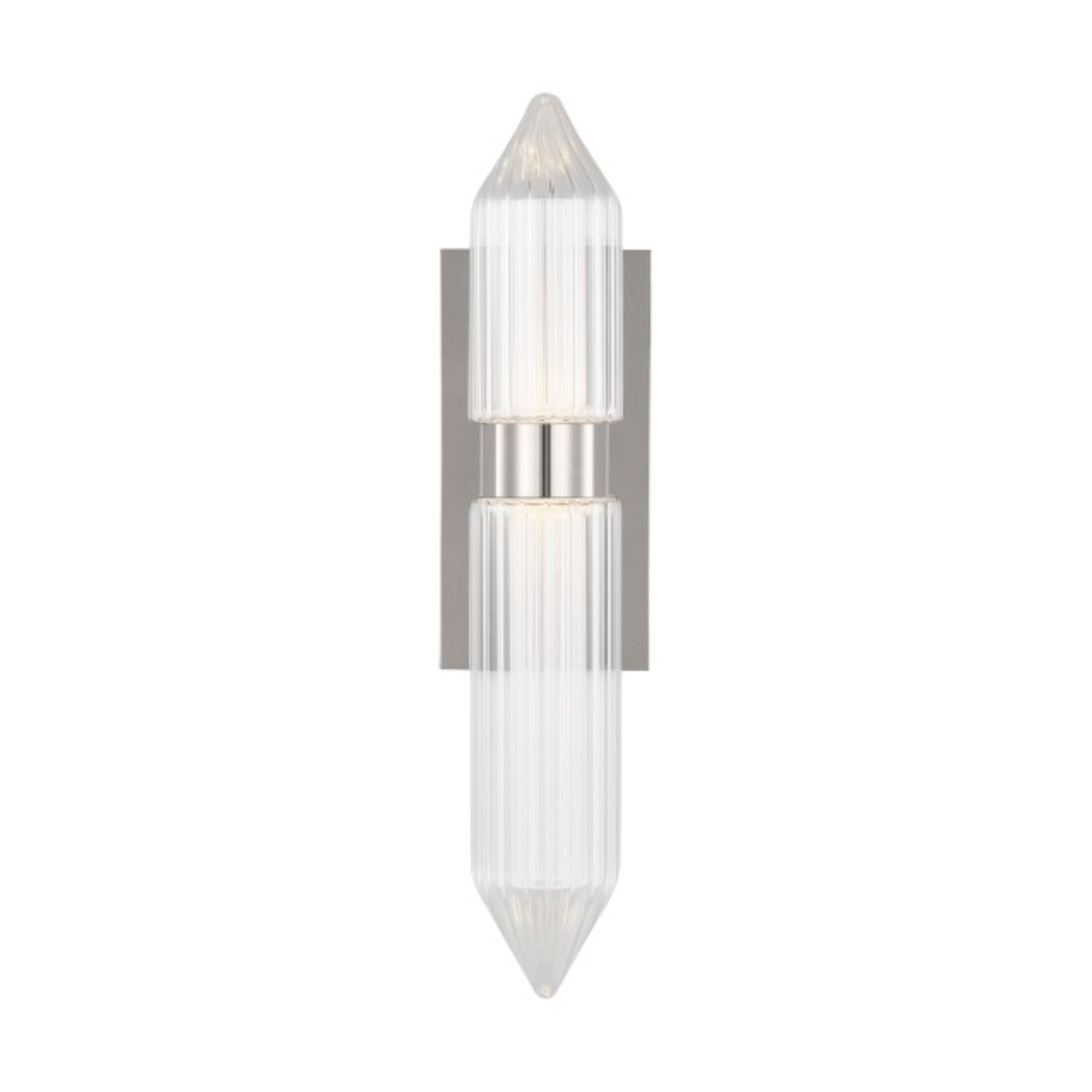 Langston 18" LED Bath Sconce, 277V, Polished Nickel Finish - Bees Lighting