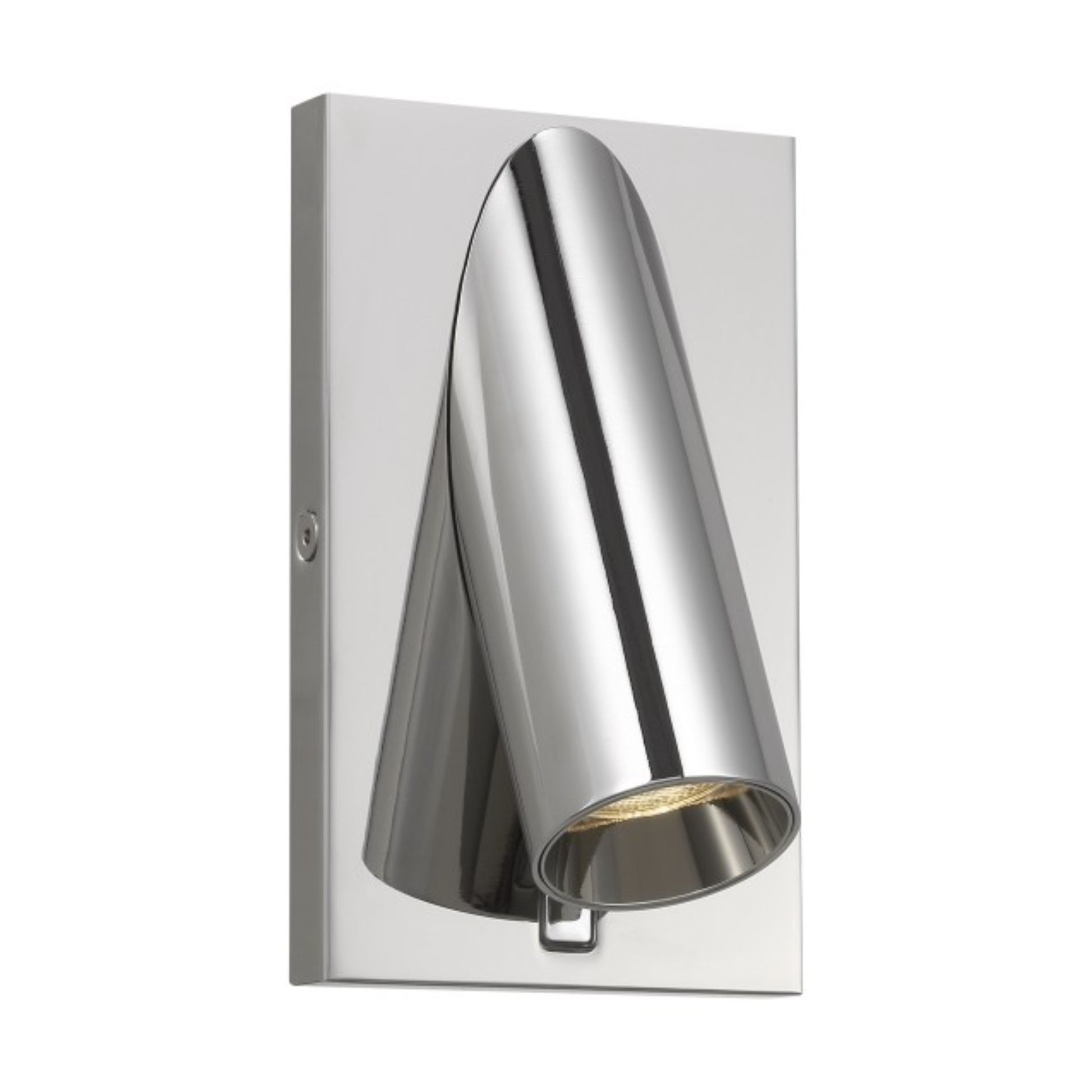 Ponte 5" LED Wall Sconce, 120-277V Polished Nickel Finish - Bees Lighting