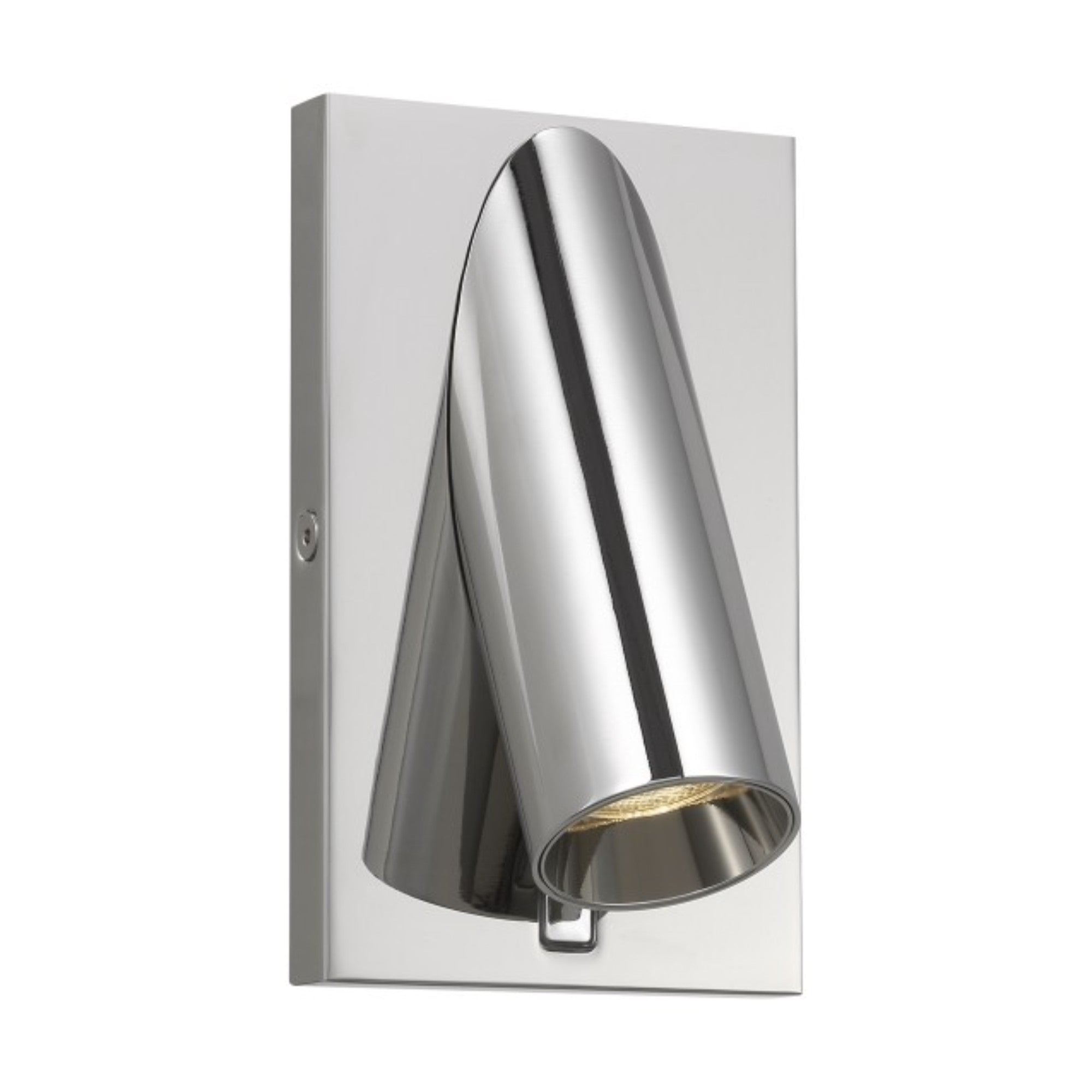 Ponte 5" LED Wall Sconce, 120-277V Polished Nickel Finish - Bees Lighting