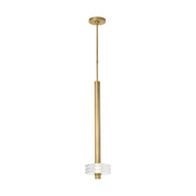 Laurel 30" LED Grand Pendant, 120-277V, Natural Brass Finish - Bees Lighting