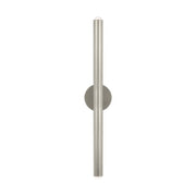 Ebell 26" 2-Light LED Large Wall Sconce, 120-277V, Antique Nickel Finish - Bees Lighting