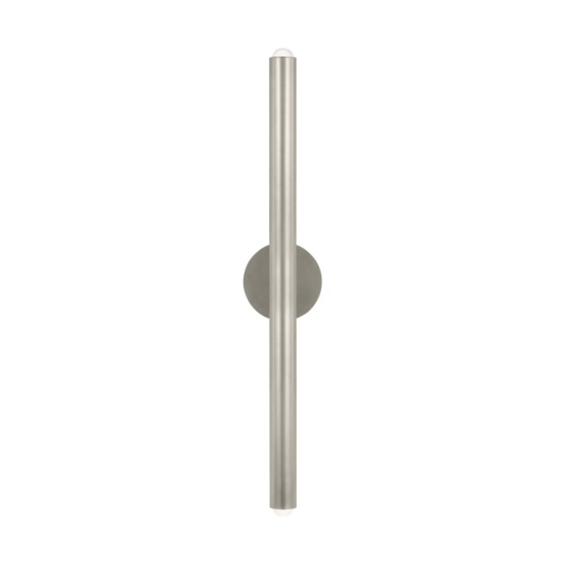 Ebell 26" 2-Light LED Large Wall Sconce, 120-277V, Antique Nickel Finish - Bees Lighting