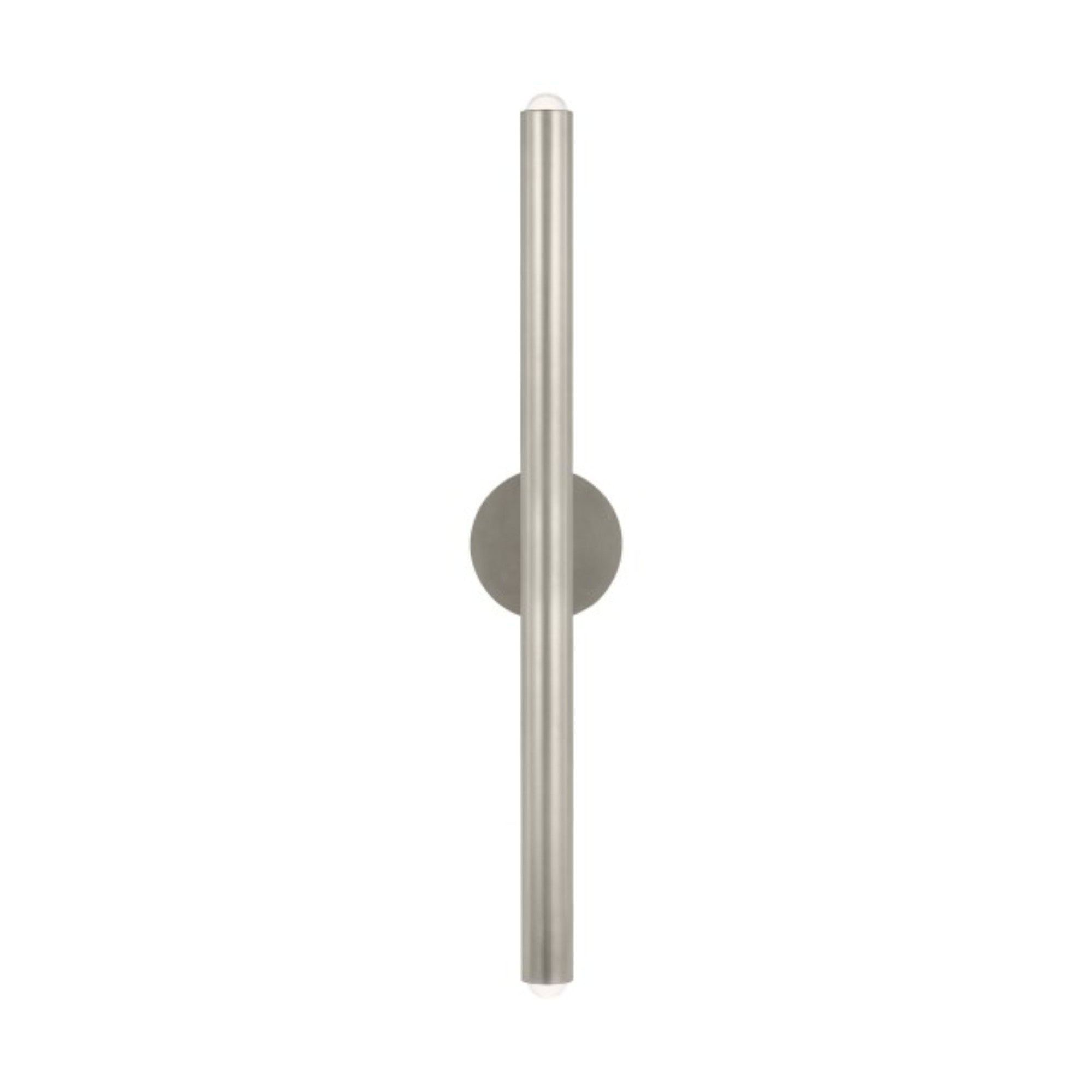 Ebell 26" 2-Light LED Large Wall Sconce, 120-277V, Antique Nickel Finish - Bees Lighting