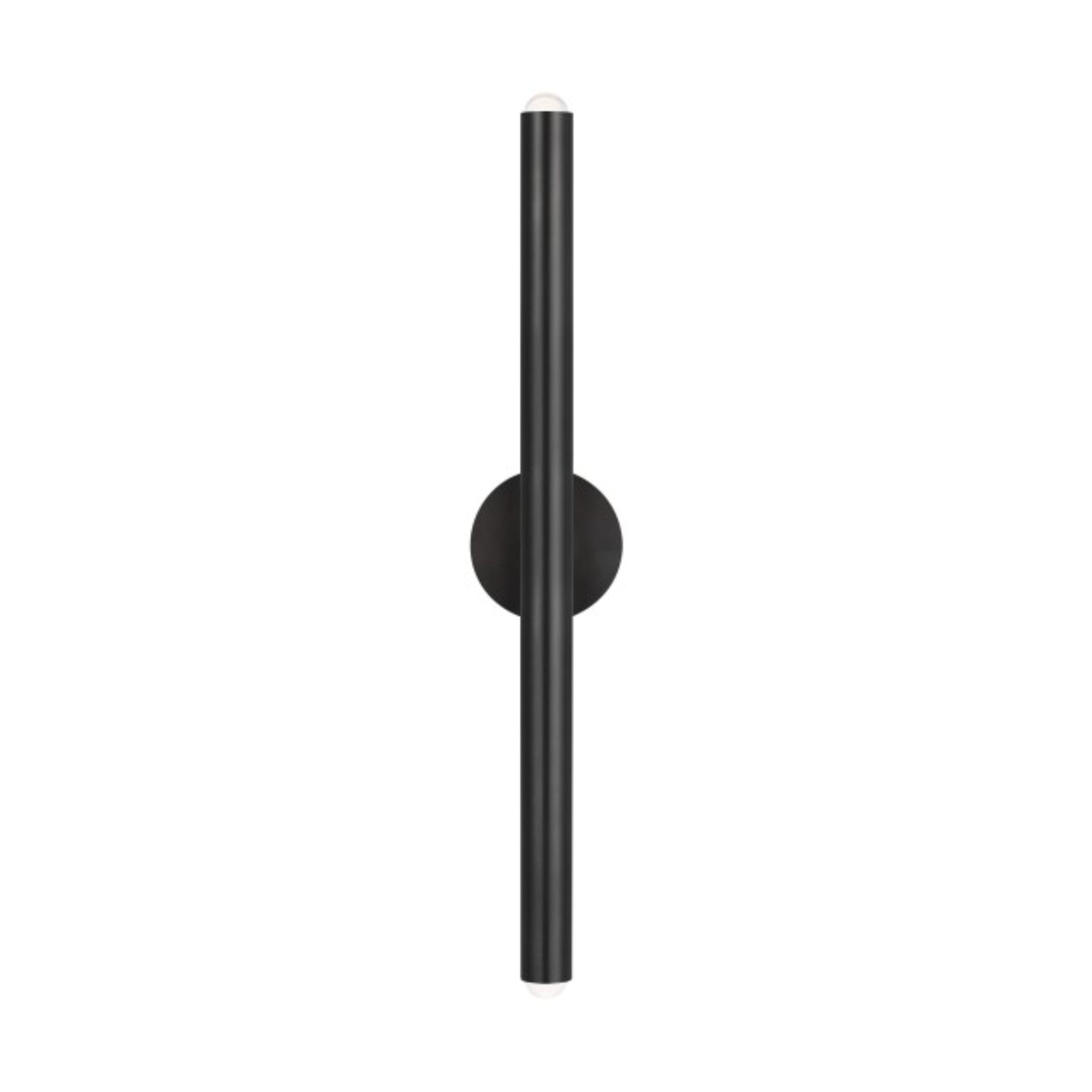 Ebell 26" 2-Light LED Large Wall Sconce, 120-277V, Dark Bronze Finish - Bees Lighting
