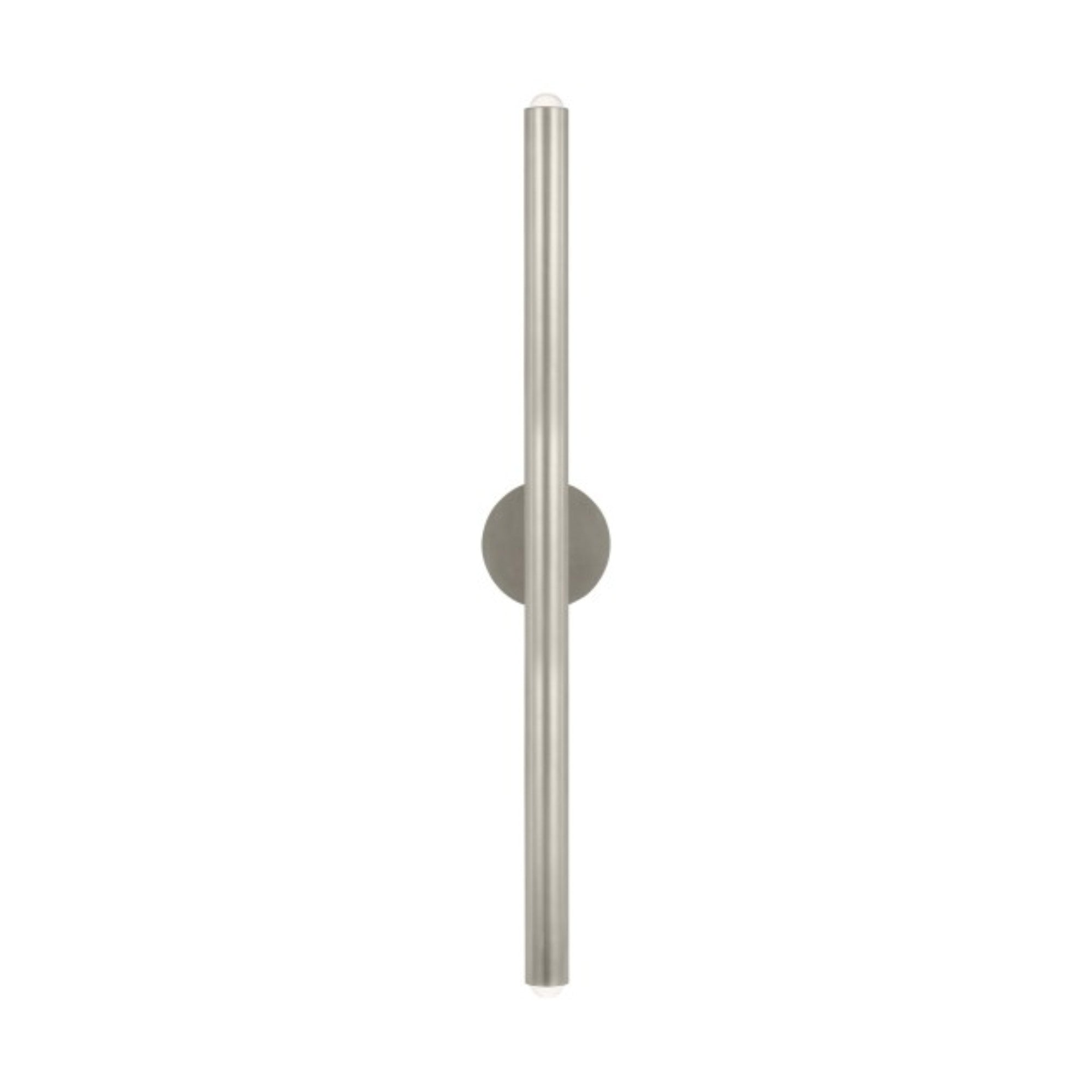 Ebell 31" 2-Light LED X-Large Wall Sconce, 120-277V, Antique Nickel Finish - Bees Lighting