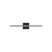 Serre 24" LED Linear Bath Vanity, 120-277V, Nightshade Black Finish - Bees Lighting