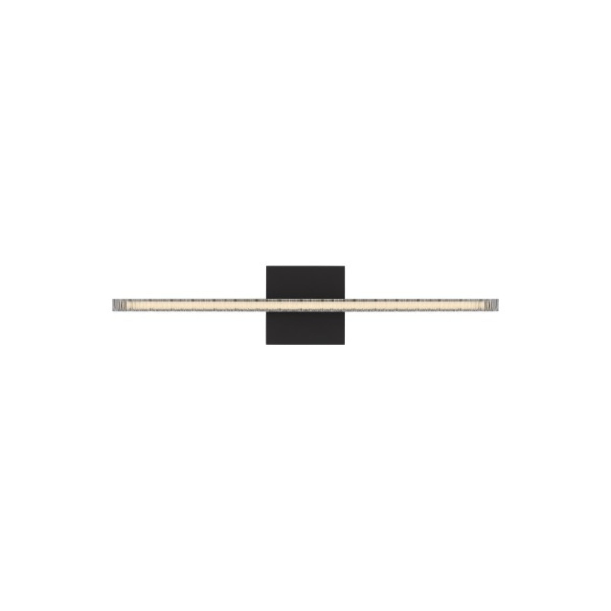 Serre 24" LED Linear Bath Vanity, 120-277V, Nightshade Black Finish - Bees Lighting