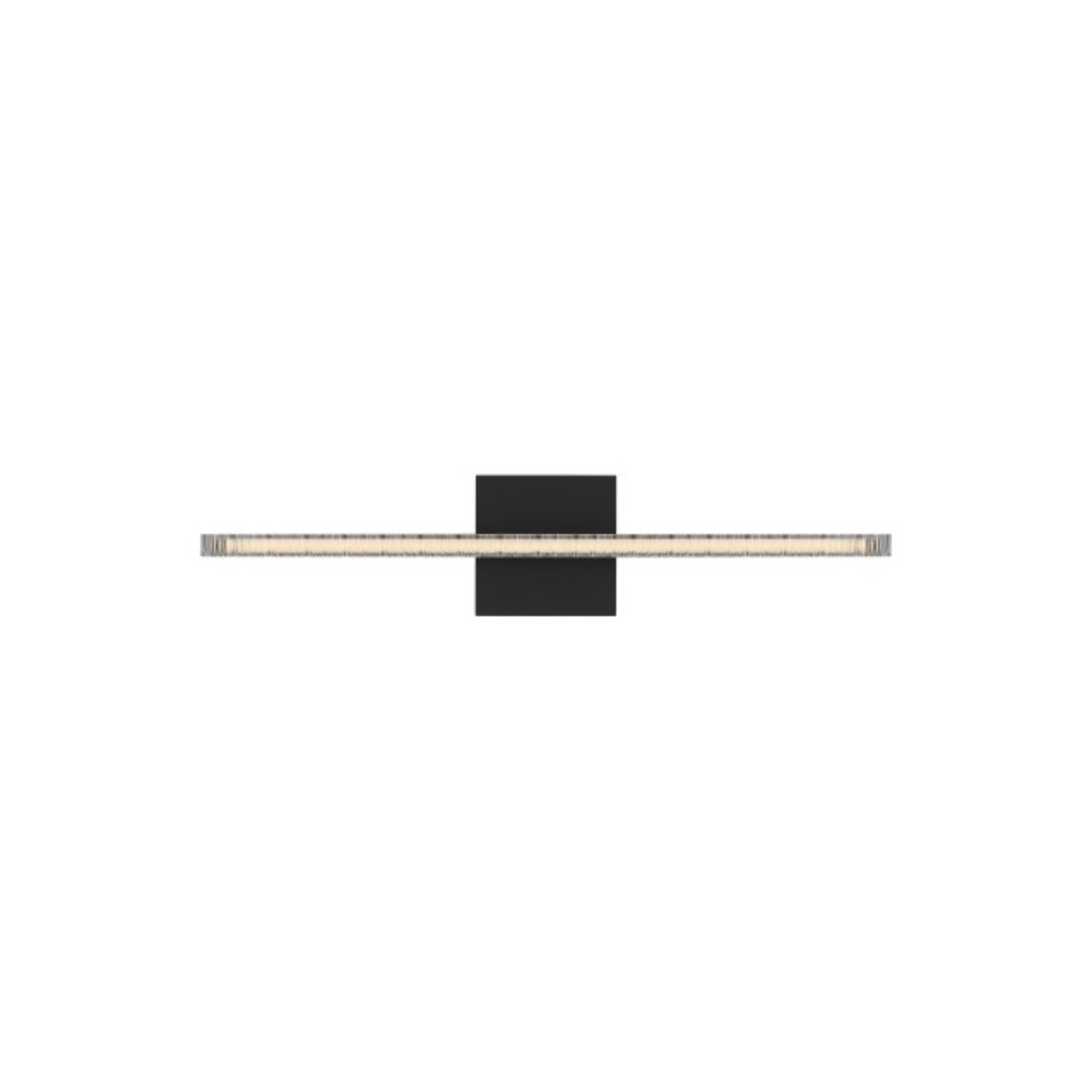 Serre 24" LED Linear Bath Vanity, 120-277V, Nightshade Black Finish - Bees Lighting