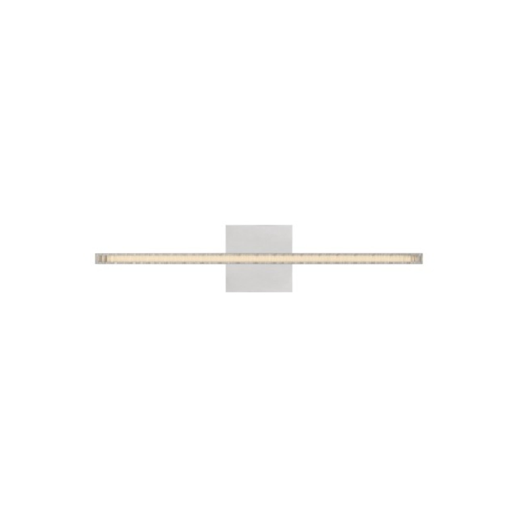 Serre 24" LED Linear Bath Vanity, 120-277V, Polished Nickel Finish - Bees Lighting