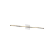 Serre 36" LED Linear Bath Vanity, 120-277V, Natural Brass Finish - Bees Lighting